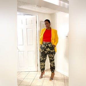 Zara Canary Yellow Blazer